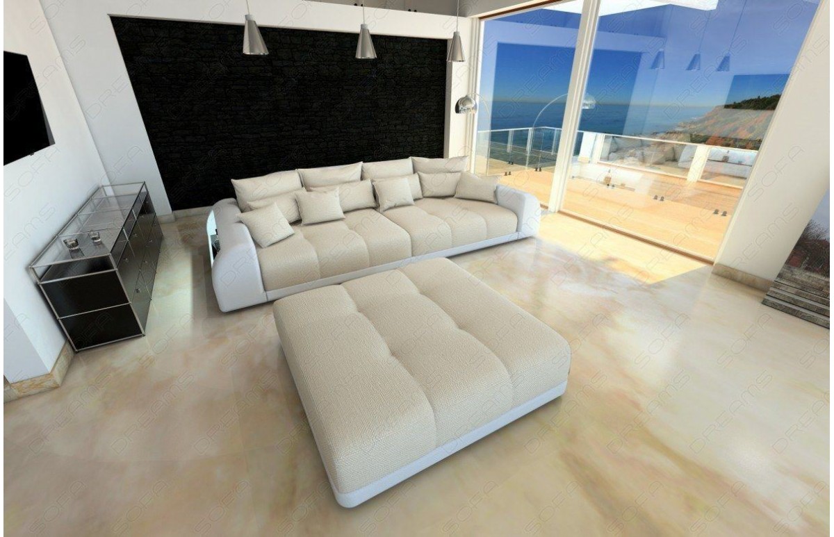 MIAMI - kształt Big Sofa, skóra ekologiczna